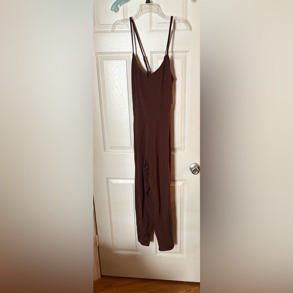 Old Navy Chocolate Brown Jumpsuit